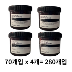 부케가르니 나드 약산성 필링 토너 패드 70매 140ml, 70개입, 16개