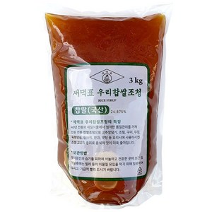 새댁표 우리찹쌀조청 국산조청 대용량 벌크상품, 1.5kg, 1개