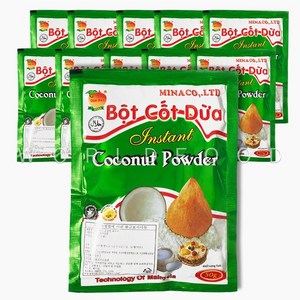 베트남 미나 코코넛파우더 MINACO BOT COT DUA Coconut powde 10개입, 50g, 10개