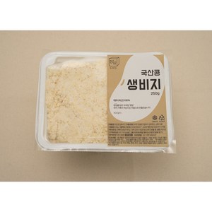 [정담두부집] 콩비지 생비지 국산콩100% 250g (냉동보관), 10개