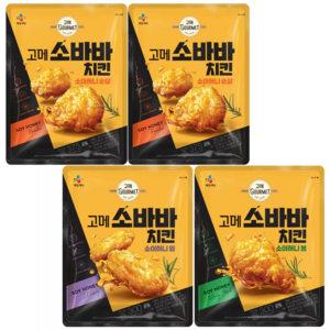 고메 소바바치킨 4봉(순살2+윙1+봉1), 1.35kg, 1세트