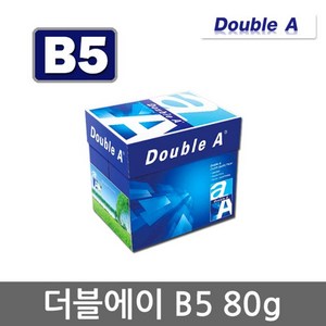 Double A B5용지 80g 1박스(2500매) 더블에이, 단일옵션