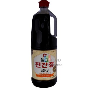 샘표 진간장 금 F3, 1.8L, 1개