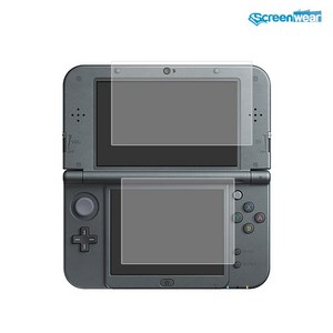 닌텐도 3DS XL 고투명 액정보호 필름 2매 (상/하), 고투명(상+하), 1세트