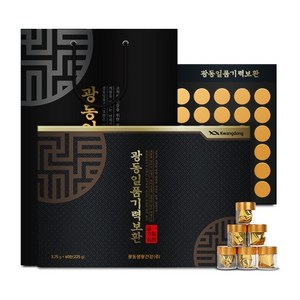 광동 일품 기력보환 60p + 쇼핑백, 225g, 4세트