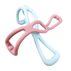 힐바디 실리콘 튜빙밴드 스트레칭 근력어깨운동 필라테스 요가밴드 저항 근력 홈트 탄성밴드, 핑크