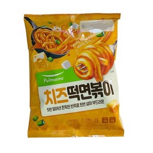 풀무원 치즈 떡면볶이 1인 190g 맵지않은 아이간식, 1개