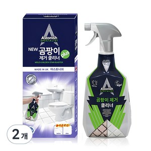 아스토니쉬 NEW 곰팡이 클리너 plus 스프레이, 750ml, 2개