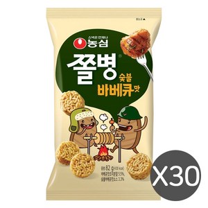 쫄병스낵 바베큐맛, 82g, 30개