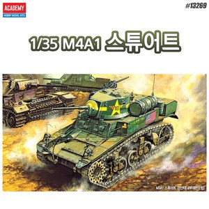 1/35 M3A1 스튜어트 경전차 [내부재현모형] (13269), 1개