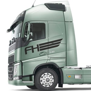 볼보 대형 트럭 스티커FH Wing decal 한대분, 1개, 실버헤어라인