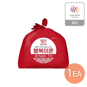 행복이온 포기김치 10kg 종가집, 1개