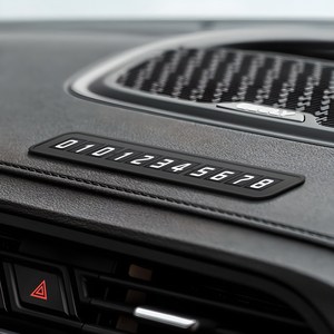 시크릿 논슬립 주차알림판, 2개, 블랙
