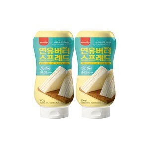 연유버터스프레드 2개입, 연유버터 스프레드 2개입, 2개, 500g