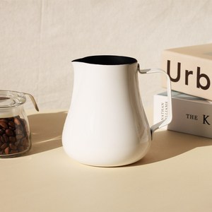 밀크덕 바리스타 스팀피쳐 화이트 600ml, 1개, white