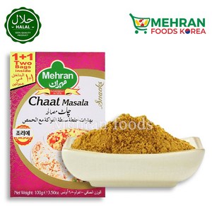 MEHRAN Chaat Masala 100g 메란 차트 마살라 (향신료), 1개