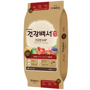 건강백서 건강한 6세이상 10.2kg +닥터브러쉬 유산균껌3개 한세트, 1개