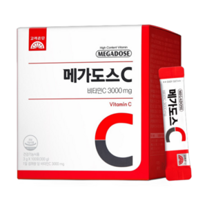 고려은단 메가도스C3000 비타민C, 300mg, 100개, 1박스