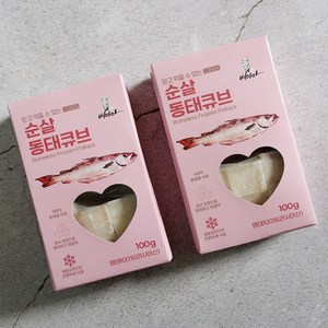 배마마 동태 큐브 수산물, 100g, 1개