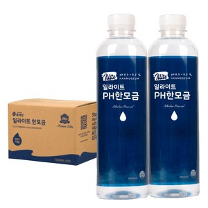 일라이트 PH한모금 10배 알칼리수 규소수 미네랄워터, 500ml, 20개