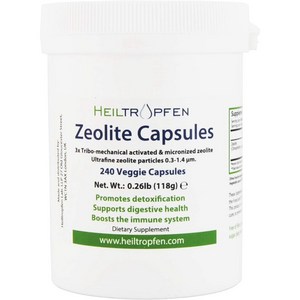 하일트롭펜 제올라이트 캡슐 240개입 Heiltopfen Zeolite Capsules, 240정, 1개