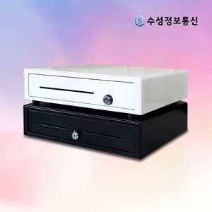 카드단말기 포스연동 돈통 2종 블랙화이트 금고, 330A(중형), 화이트