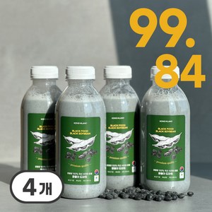 100% 국산 서리태콩물 500ml 350ml 무설탕 무첨가물(껍질씨눈까지 한번에) 콩물랑, 4개