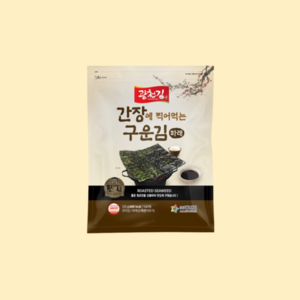 광천김 간장에 찍어먹는 구운 파래김, 1개, 120g