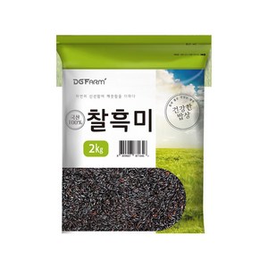 건강한밥상 국산 찰흑미, 2kg, 1개