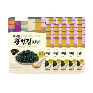 백제 광천김 콩가루 김자반 40g, 20봉