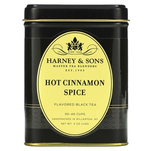 Haney & Sons 홍차 핫 시나몬 스파이스 112g(4oz) 1팩, 1개, 1개입, 112g