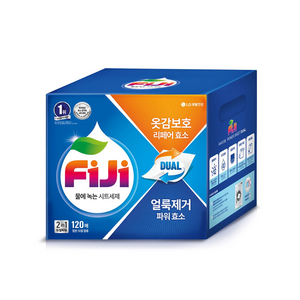 LG생활건강 FIJI 피지 120매 2박스 물에 녹는 시트세제, 2개