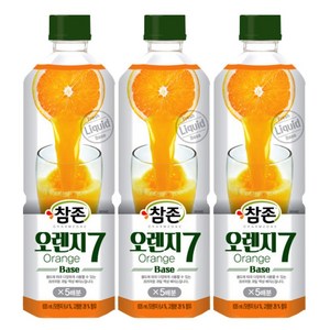 참존식품 오렌지7베이스 835ml, 3개