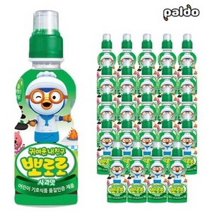 팔도 뽀로로 사과맛 어린이음료 235ml, 24개