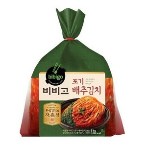 비비고 포기 배추김치, 5kg, 1개