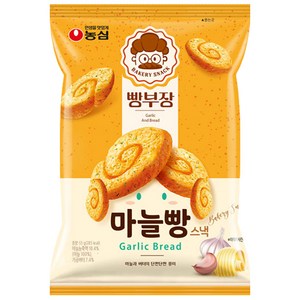 농심 빵부장 마늘빵, 6개, 55g