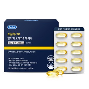 세비톨 초임계 TG 알티지 오메가3 에어락, 1개, 850mg