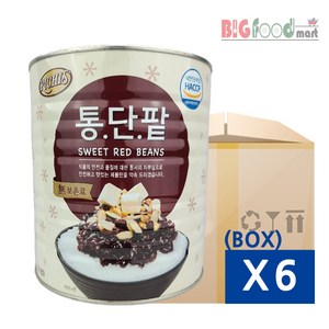 동서 리치스 통단팥 3kg X 6개 (BOX)