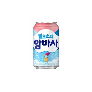 코카 암바사 바이 환타 345ml x 24캔/밀크소다, 24개