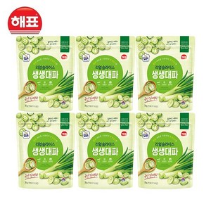 해표 리얼슬라이스 생생대파, 20g, 6개