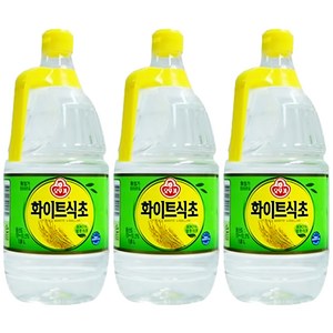 오뚜기 화이트 식초, 1.8L, 3개