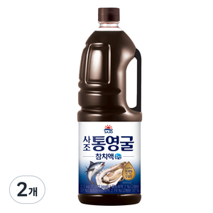 사조 통영굴 참치액, 2.1kg, 2개