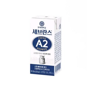 세브란스에이투 전용목장 단백 멸균우유, 180ml, 48개