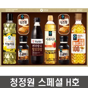 명절선물세트 청정원 스폐셜 H호 (부직포 쇼핑백포함), 1개