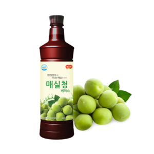 광야 매실청, 970ml, 3개