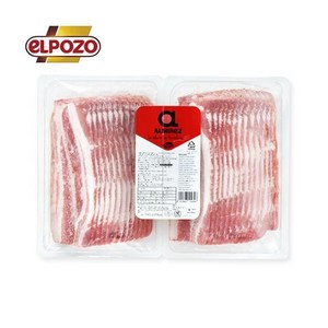 엘포조 냉동 슬라이스 베이컨 1kg x2개, 2개