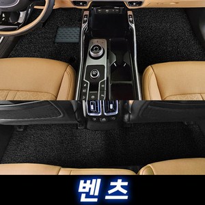 DXSOAUTO 컨셉토 확장형 코일매트 벤츠 운전석1p, 블랙