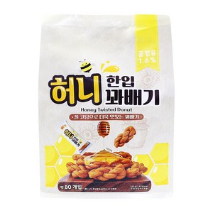 개별포장 허니한입꽈배기 520g (낱개 ), 1개