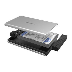 오리코 QIC 2.5형 SSD HDD 마그날륨 합금 인클로저 외장하드케이스, 5Gbps USB 3.0, 1개