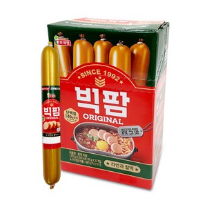 롯데웰푸드 빅팜 소시지, 60g, 20개